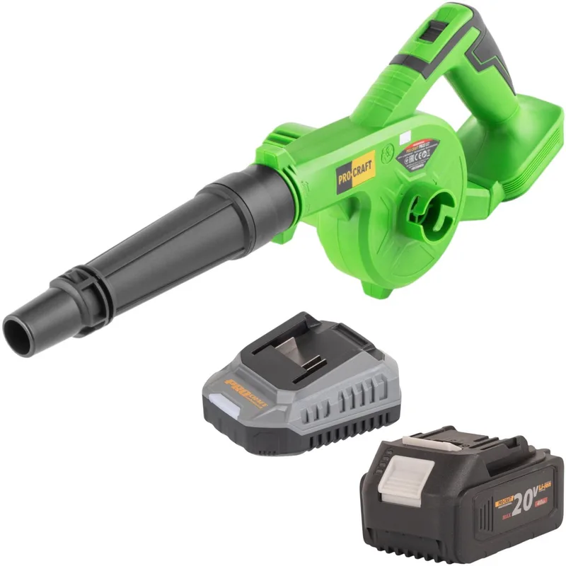 PB22bb accu bladblazer 20 V + 1x accu 4,0 Ah + oplader by Procraft – product image