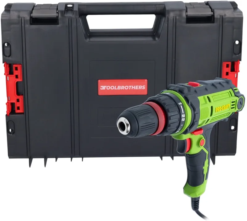 PB300DFR boorschroevendraaier 300 Watt 40 Nm + RHINO gereedschapskoffer von Procraft – Produktbild