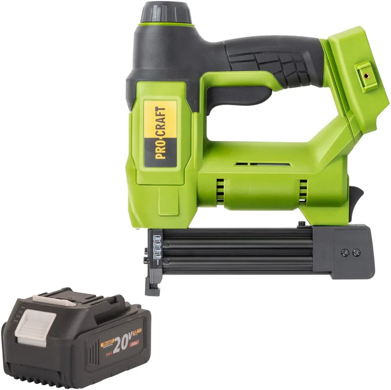PEH20 accu-tacker 20 V 15 - 32 mm + 1x accu 4,0 Ah - zonder oplader von Procraft – Produktbild