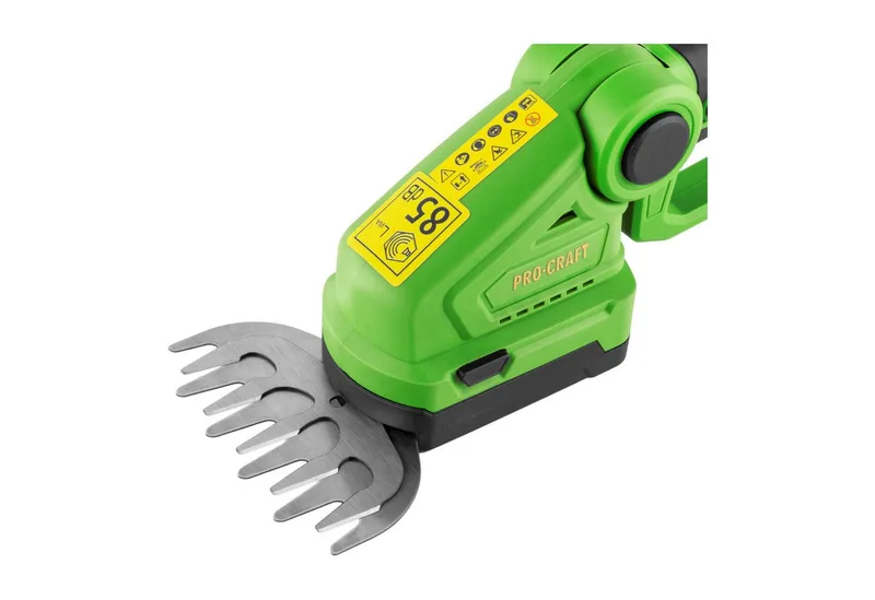 PGH2100 accu gras- en heggenschaar 20 V + 1x accu 2,0 Ah + oplader van Procraft – productafbeelding 4 van 5