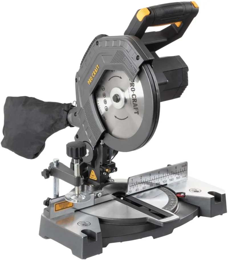 PGS20bb accu-afkortzaag 20 V 210 mm borstelloos solo - zonder accu, zonder oplader de Procraft – image du produit