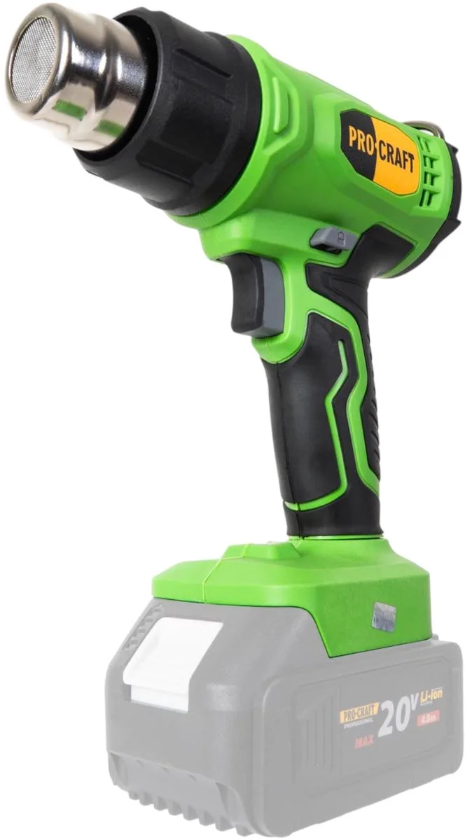 PH24bb accu-heteluchtpistool 20 V 50 - 550 °C Solo - zonder accu, zonder oplader by Procraft – product image