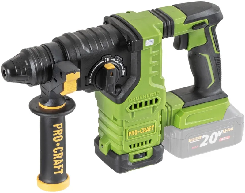 PHA30bb accu-boorhamer 20 V 2,8 J SDS plus Brushless Solo - zonder accu, zonder oplader de Procraft – image du produit