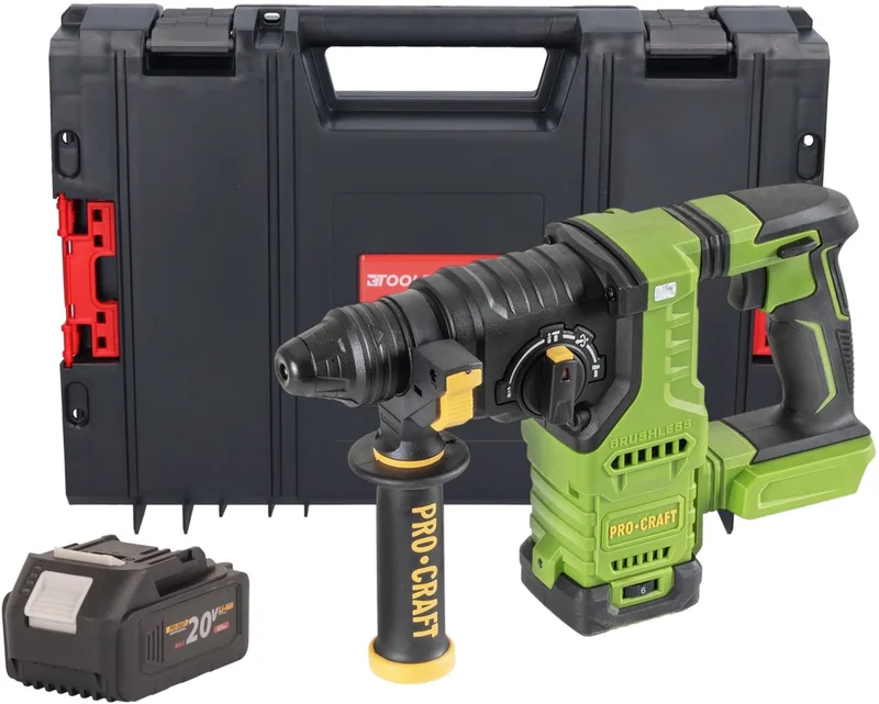 PHA30bb accu-boorhamer 20 V 2,8 J SDS plus Brushless Solo - zonder accu, zonder oplader de Procraft – image du produit