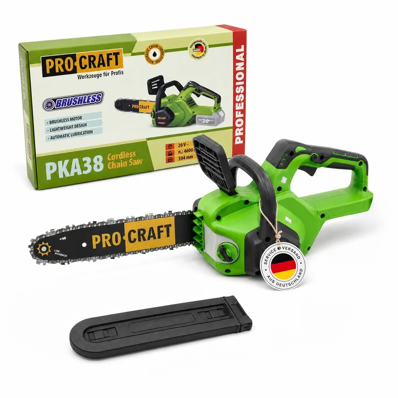 PKA38 accukettingzaag 20 V 304 mm borstelloos solo - zonder accu, zonder oplader van Procraft – productafbeelding