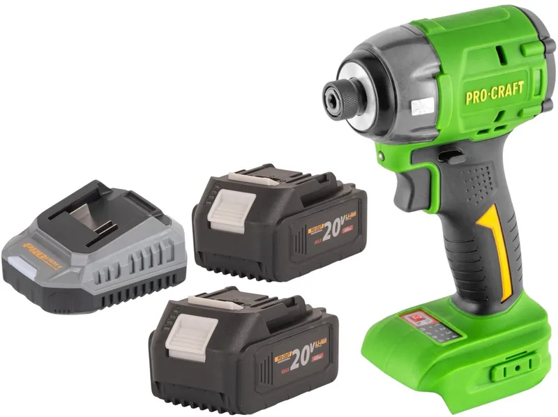 PS22bb accu-slagmoersleutel 20 V 230 Nm 1/4" borstelloos Solo - zonder accu, zonder oplader de Procraft – image du produit