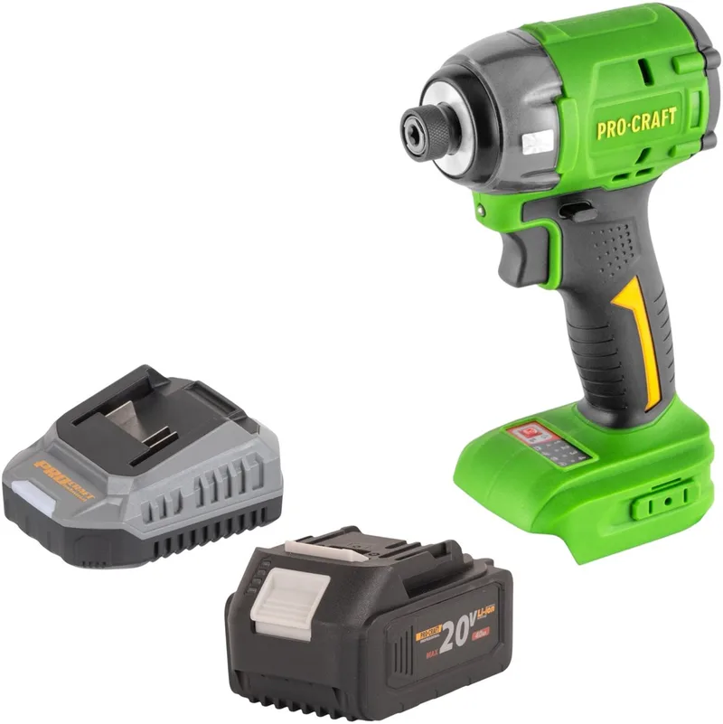 PS22bb accu-slagmoersleutel 20 V 230 Nm 1/4" borstelloos Solo - zonder accu, zonder oplader by Procraft – product image