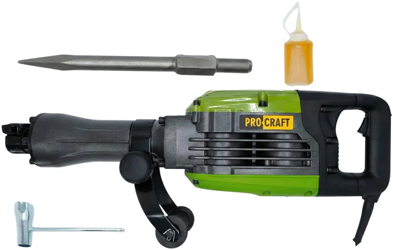 PSH2600 breekhamer 1200 W 50 J 1400 slagen per minuut + beitel + koffer von Procraft – Produktbild