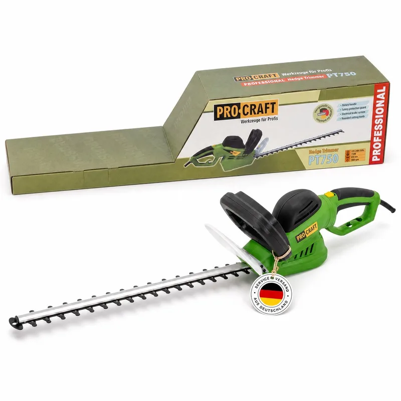 PT750 heggenschaar 750 watt, snijlengte 610 mm, snijdikte 24 mm von Procraft – Produktbild