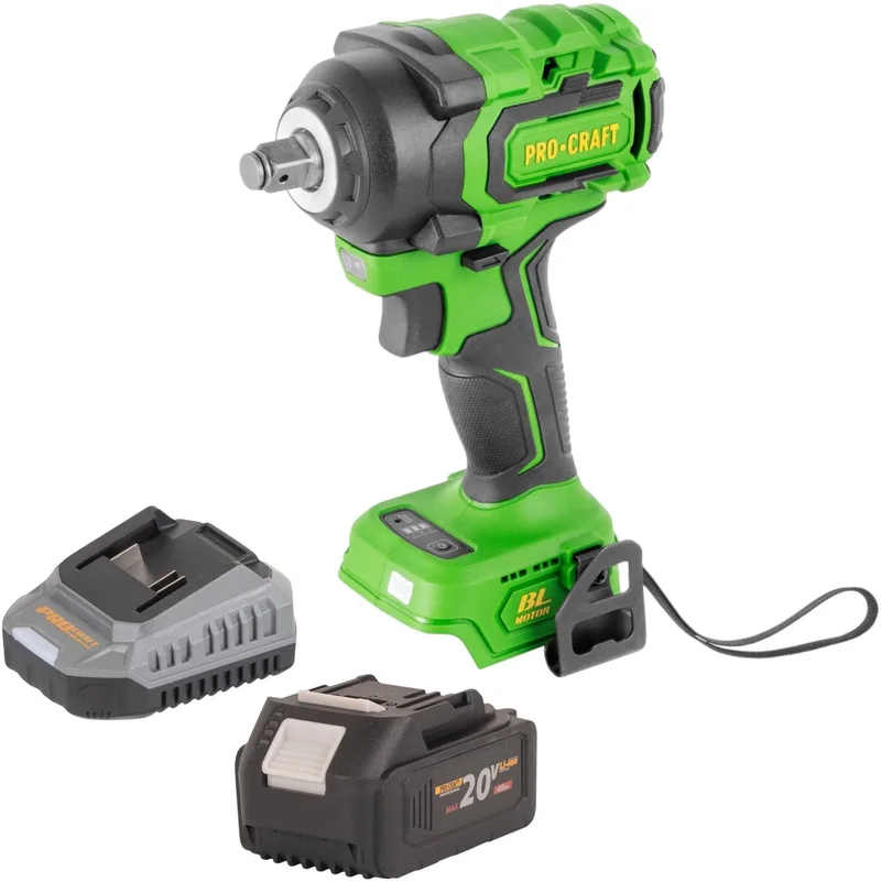 PWA18bb accu-slagmoersleutel 20 V 550 Nm 1/2" borstelloos solo - zonder accu, zonder oplader de Procraft – image du produit