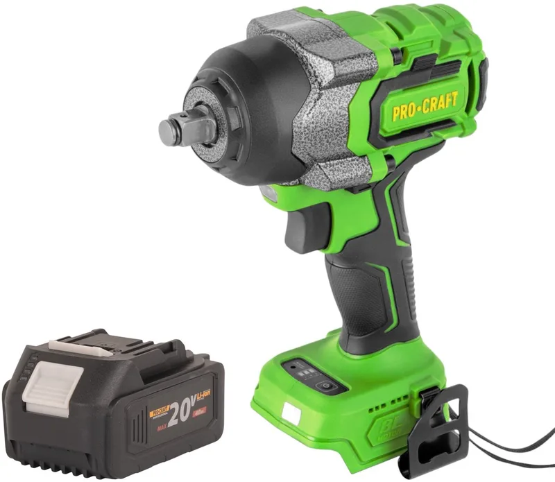 PWA36bb accu-slagmoersleutel 20 V 850 Nm 1/2" borstelloos + 1x accu 4,0 Ah - zonder oplader de Procraft – image du produit