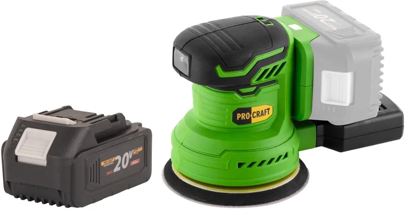 PX20BLbb accu excentrische schuurmachine 20 V 125 mm borstelloos + 1x accu 4,0 Ah - zonder oplader de Procraft – image du produit
