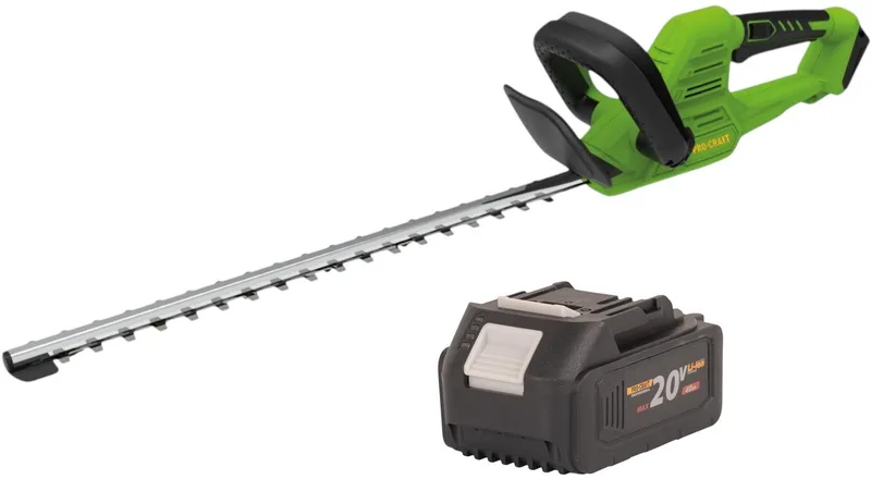 PZA26bb accu-heggenschaar 20 V 550 mm borstelloos + 1x accu 4,0 Ah - zonder oplader von Procraft – Produktbild