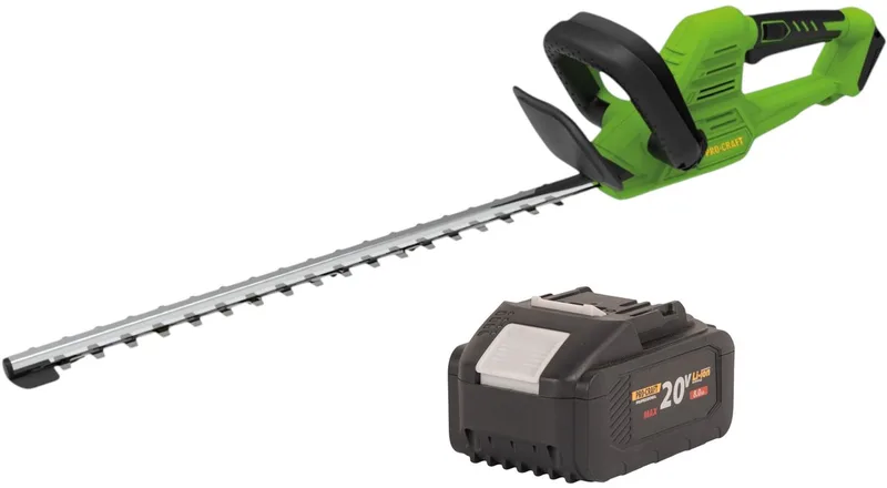 PZA26bb accu-heggenschaar 20 V 550 mm borstelloos + 1x accu 8,0 Ah - zonder oplader van Procraft – productafbeelding