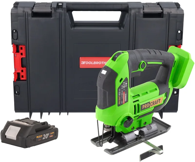 ST22 accu-decoupeerzaag 20 V 80 mm borstelloos + 1x accu 2,0 Ah + RHINO-gereedschapskoffer - zonder oplader de Procraft – image du produit
