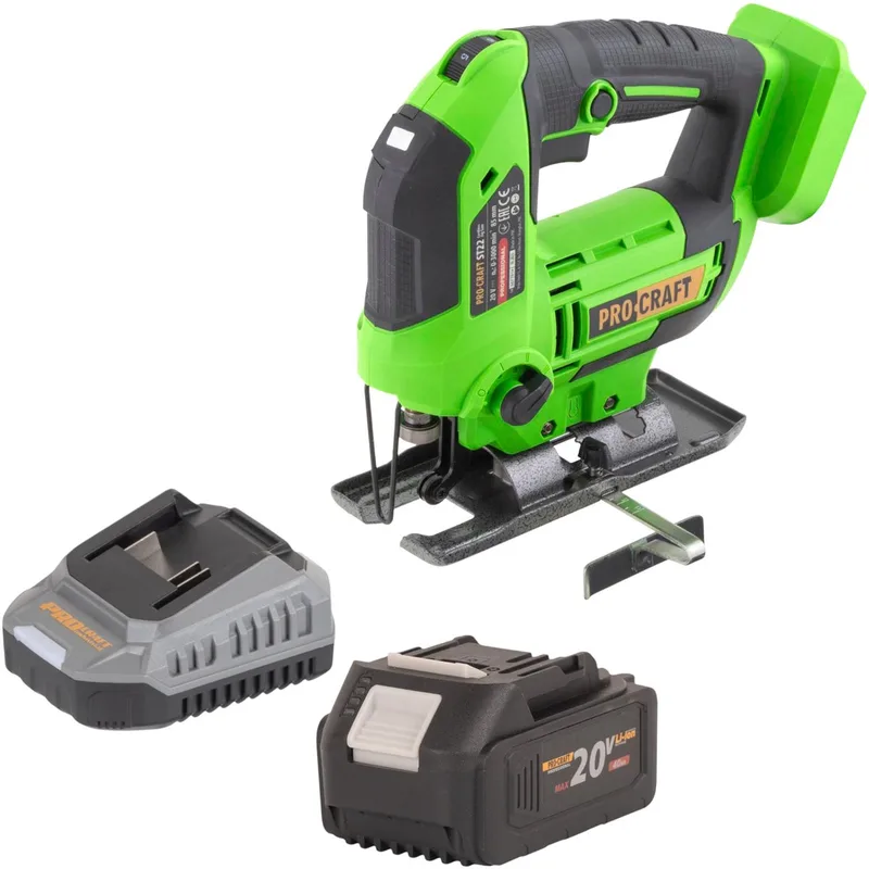 ST22 accu-decoupeerzaag 20 V 80 mm borstelloos + 1x accu 4,0 Ah + oplader de Procraft – image du produit