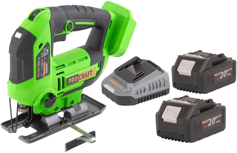 ST22 accu-decoupeerzaag 20 V 80 mm borstelloos + 2x accu 4,0 Ah + oplader de Procraft – image du produit