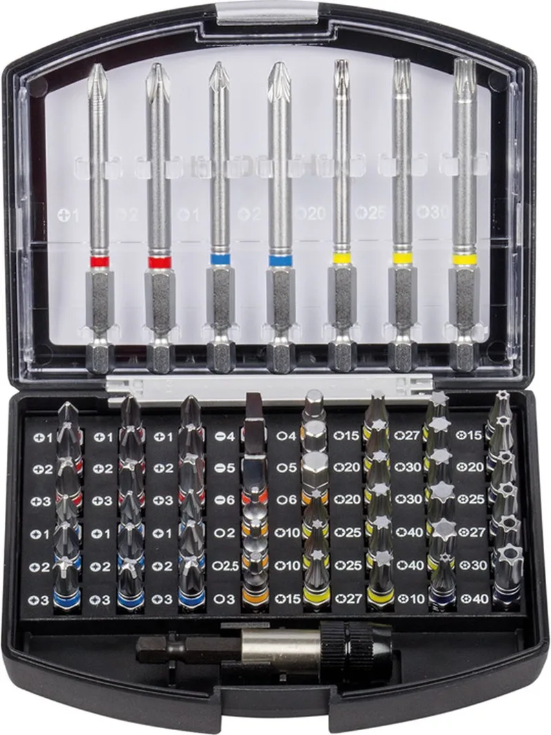 COLOR Bit-Box L 6,3 / 1/4" 25 mm + 75 mm 56-dlg. ''PROJAHN'' van PROJAHN – productafbeelding
