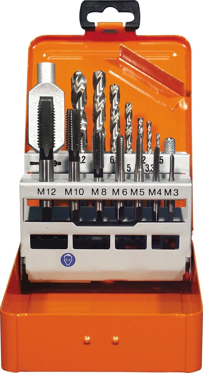 Tapset , boorset, binnenschroefdraadtapset HSS-G 15-dlg M3-M12 van PROJAHN – productafbeelding
