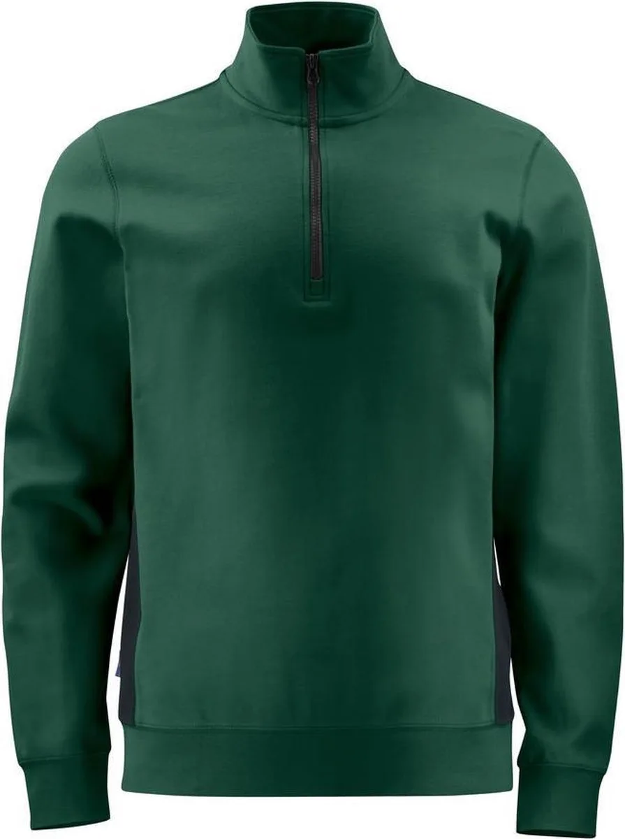 ProJob 2128 SWEATER MET KORTE RITSSLUITING 642128 - woudgroen van Projob, Woudgroen, L – productafbeelding
