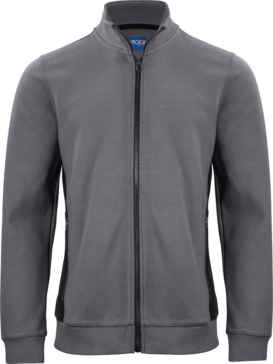 ProJob 2129 SWEATER MET RITSSLUITING 642129 - Grijs van Projob, Grijs, L – productafbeelding