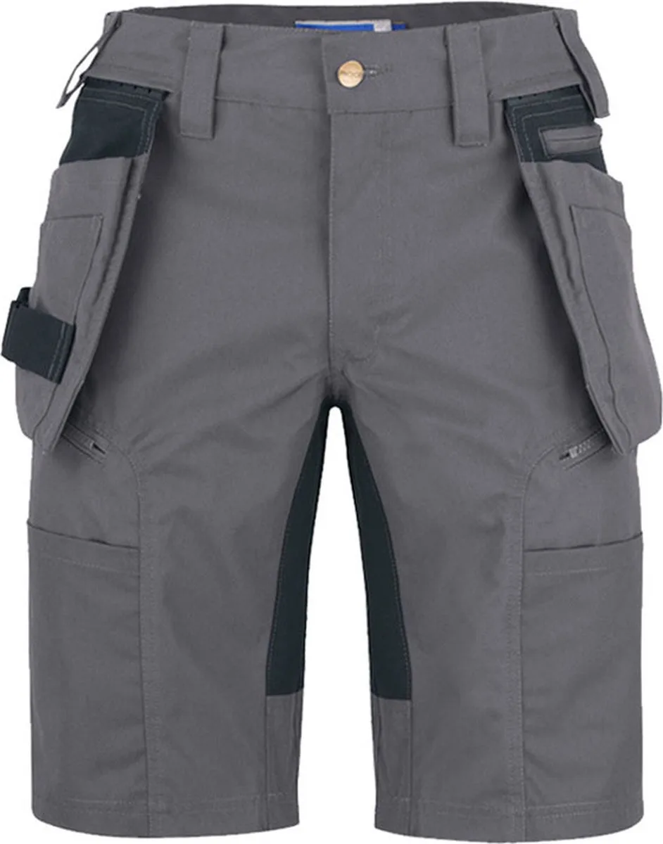 ProJob 3521 STRETCHSHORT MET AFNEEMBARE SPIJKERZAKKEN 643521 - Grijs de Projob, Gris, C44 – image du produit