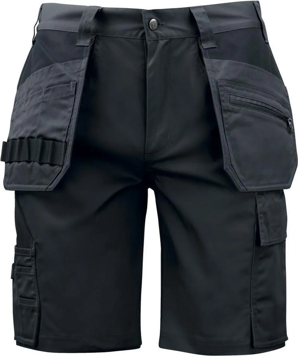 ProJob 5535 SHORT MET SPIJKERZAKKEN 645535 - Zwart von Projob, Schwarz, C56 – Produktbild