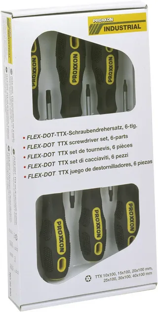 FLEX-DOT Schraubendrehersatz 6-tlg., TX/TTX by PROXXON – product image 2 of 2