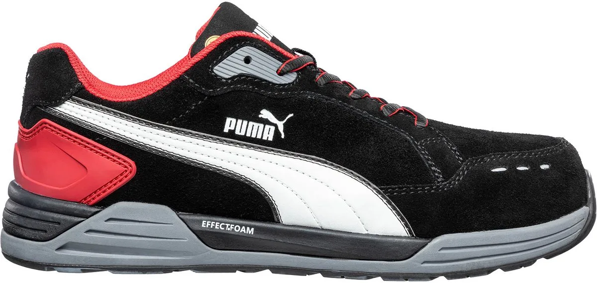 Airtwist Black/Red Laag S3 644630 - Zwart/Rood by Puma Safety, Black, Red, 40 – product image
