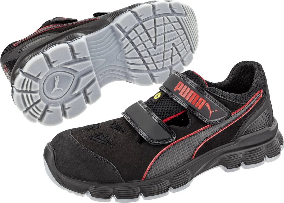Aviat Laag S1P SRC 640891 - Zwart/Rood by Puma Safety, Black, Red, 44 – product image
