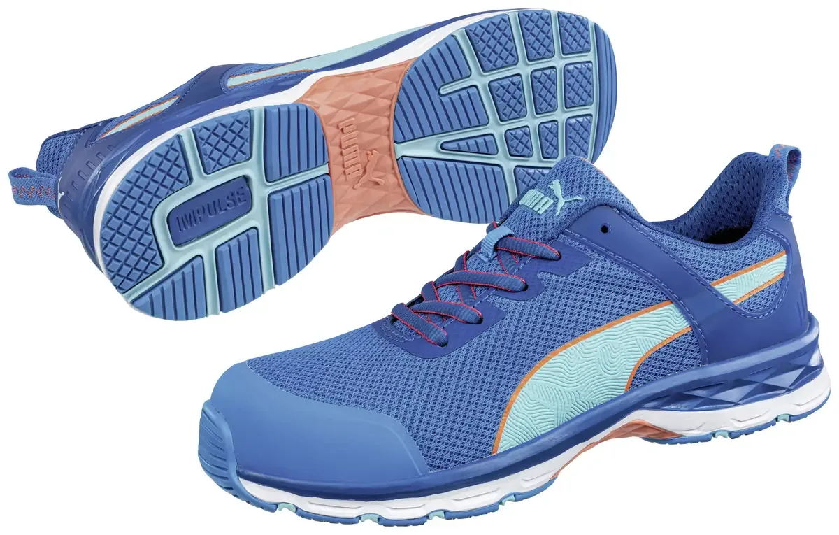 Beat WNS Low 643910300000037 Lage veiligheidsschoenen ESD S1 Schoenmaat (EU): 37 Blauw, Turquoise 1 paar de Puma Safety, Bleu, Turquoise – image du produit