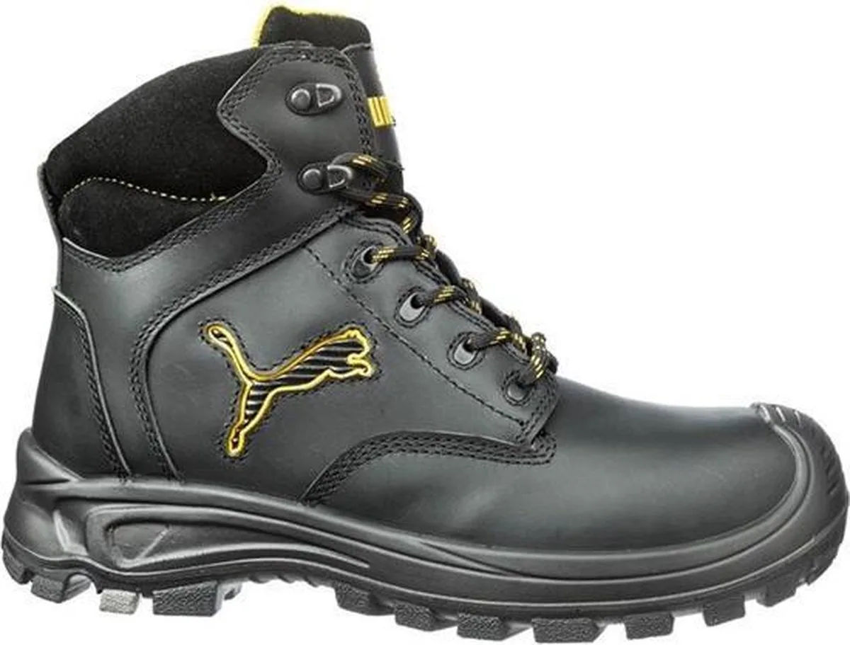 Borneo S3 HRO SRC 630411 zwart/grijs van Puma Safety, Zwart, Grijs, 45 – productafbeelding