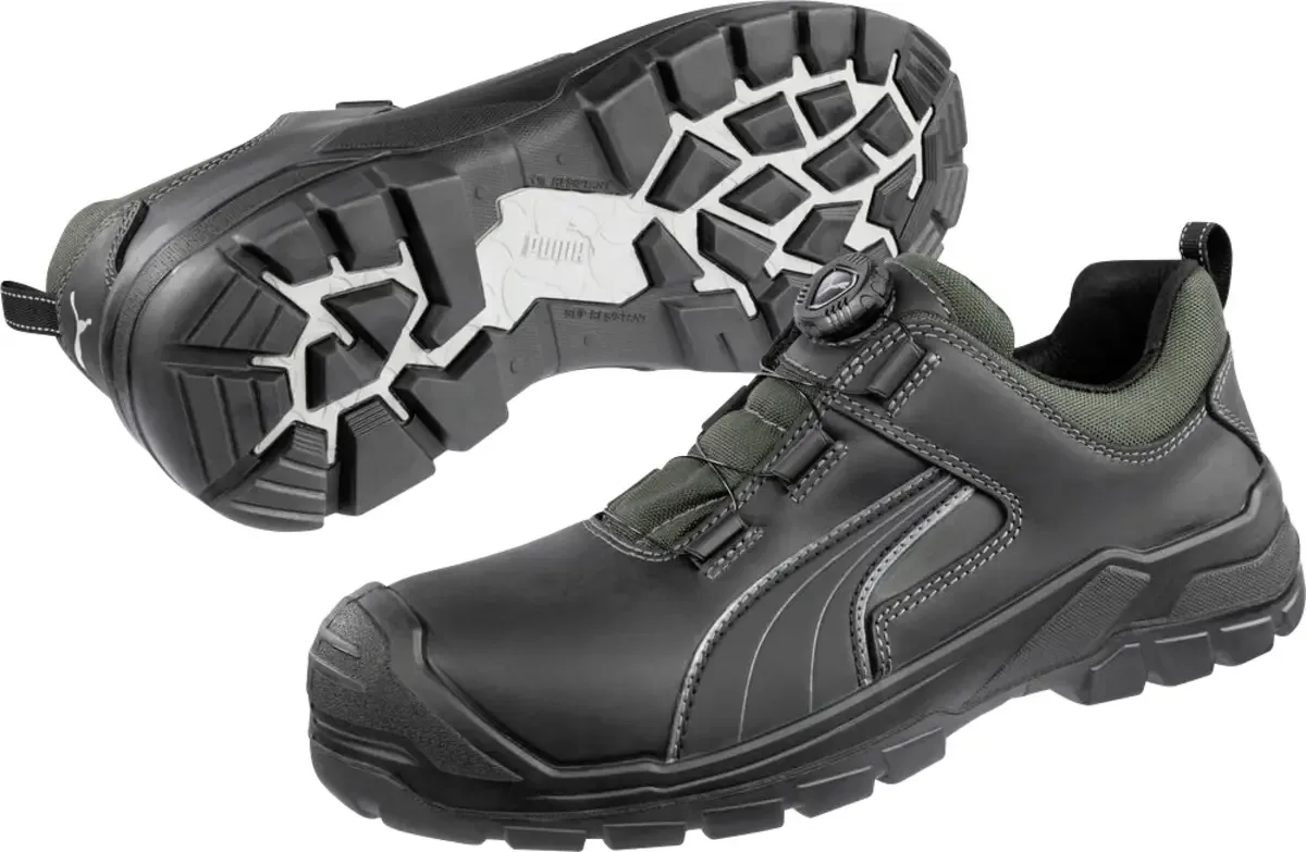 CASCADES DISC LOW S3S FO CI HI HRO SR 640721202000043 Veiligheidsschoenen S3S Schoenmaat (EU): 43 1 paar från Puma Safety, Zwart-grijs – produktbild