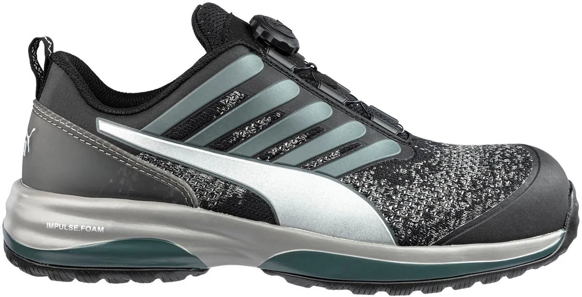 Charge Black S1P 644541 - Zwart van Puma Safety, Zwart, 40 – productafbeelding