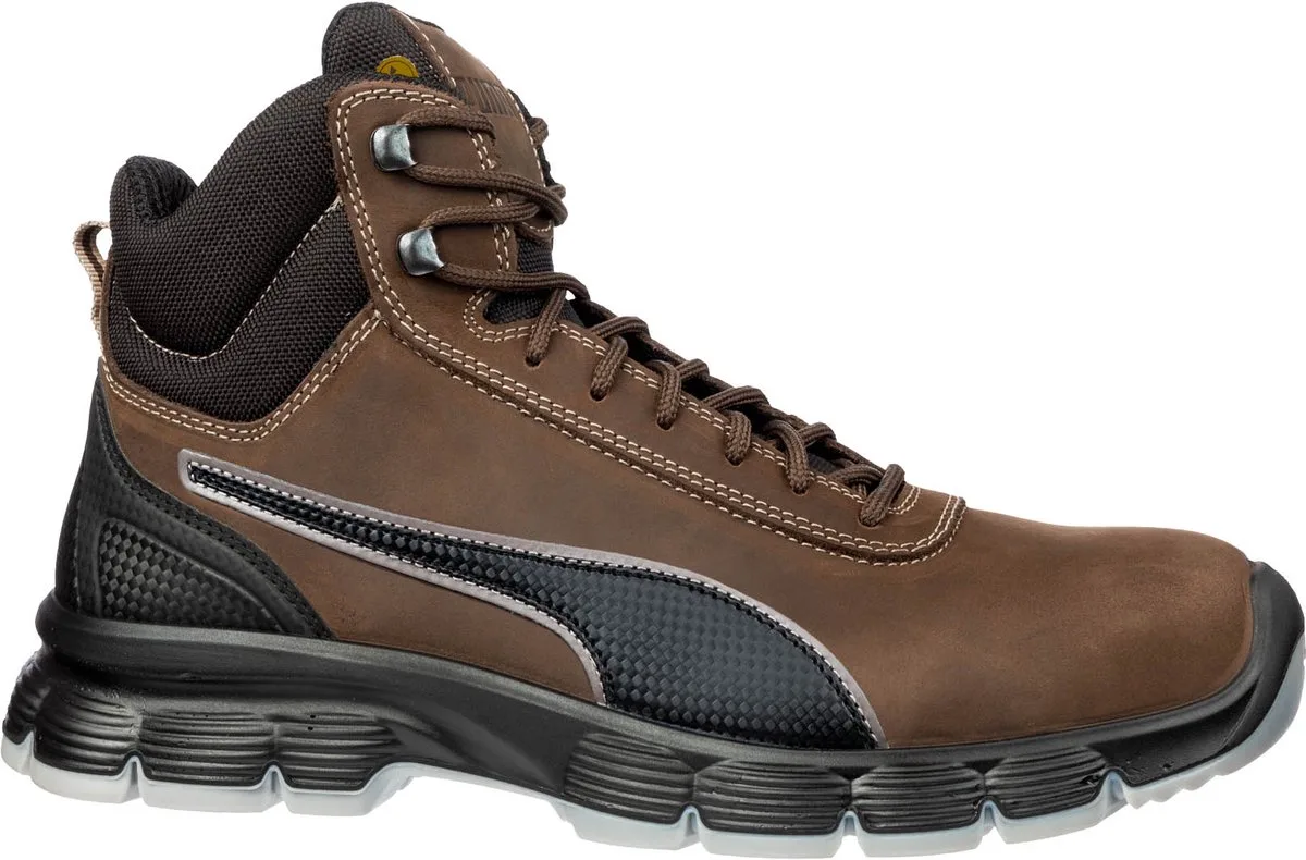 Condor Mid S3 ESD 630122 - Zwart/Bruin de Puma Safety, Marron, 40 – image du produit