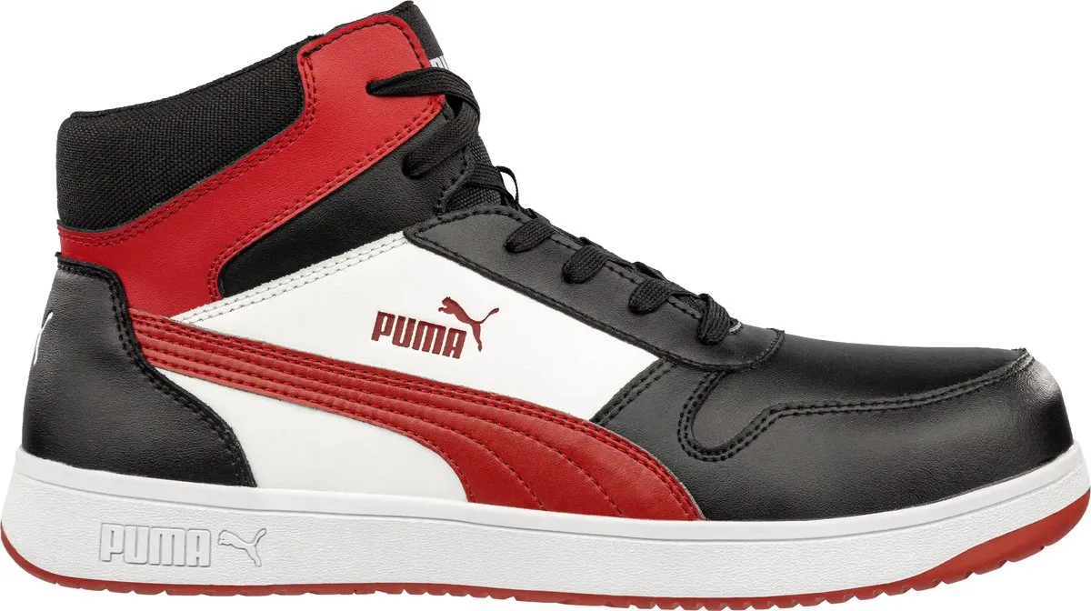 Frontcourt Black/White/Red S3L 630050 - Zwart/Wit van Puma Safety, Zwart, Wit, 37 – productafbeelding