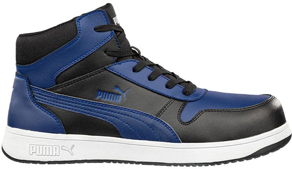 Frontcourt S3L 630070 - Zwart/Blauw van Puma Safety, Zwart, Blauw, 39 – productafbeelding