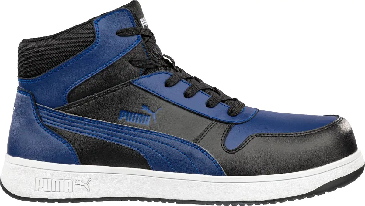 Frontcourt S3L 630070 - Zwart/Blauw van Puma Safety, Zwart, Blauw, 48 – productafbeelding