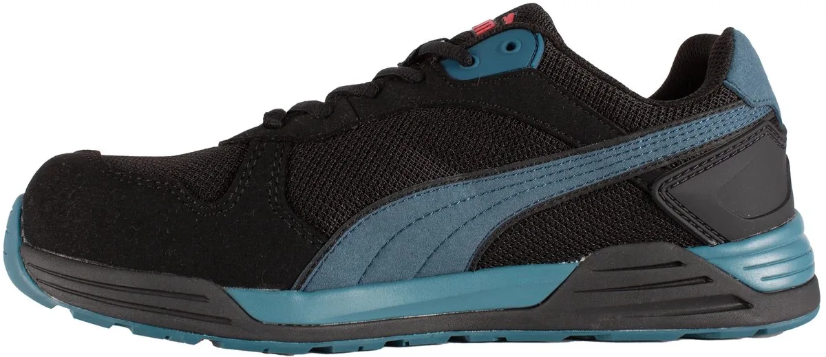 Frontside Zwart/Blue Laag S1P 644660 - Zwart/Blauw van Puma Safety, Zwart, Blauw, 42 – productafbeelding