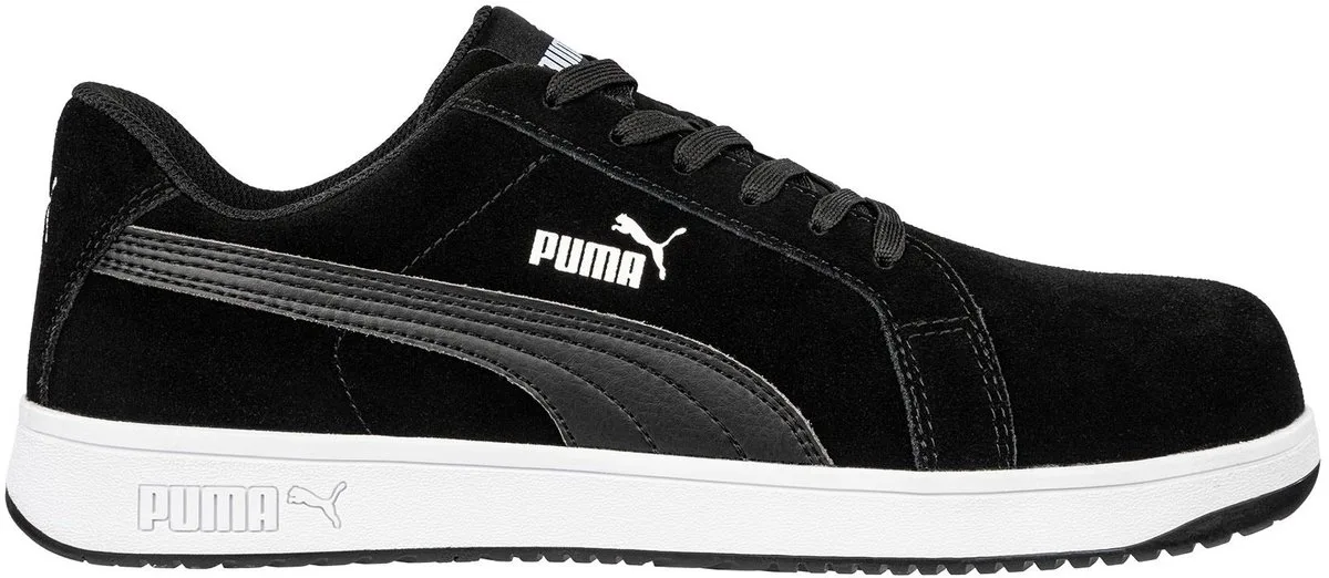 Icon Suede Black Laag S1P 640010 - Zwart by Puma Safety, Black, 38 – product image