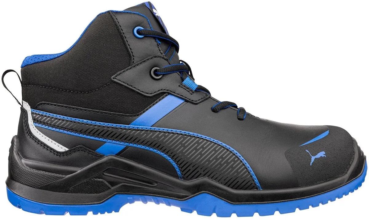 krypton blue mid s3s esd fo sr blue von Puma Safety, Blau, 35 – Produktbild