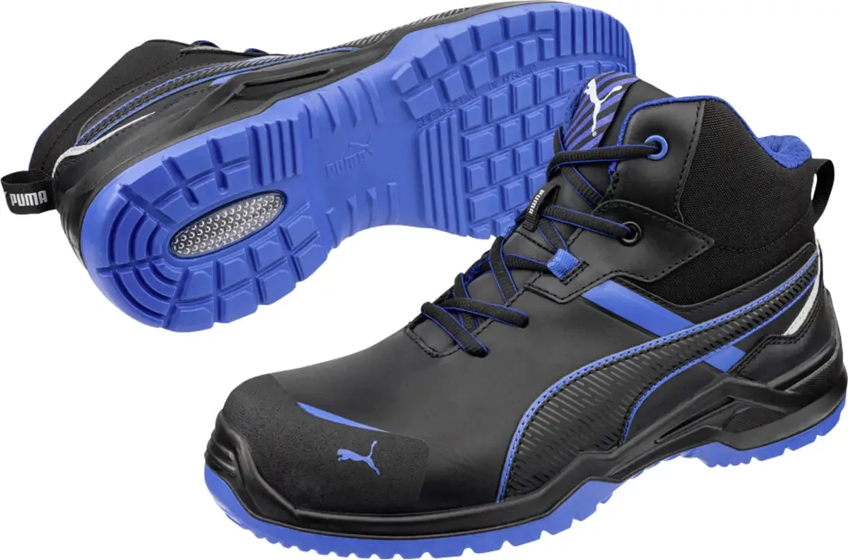 KRYPTON BLUE WIDE MID S3S ESD FO SR 6342703000W0048 Veiligheidsschoenen S3S Schoenmaat (EU): 48 1 paar de Puma Safety, Bleu – image du produit
