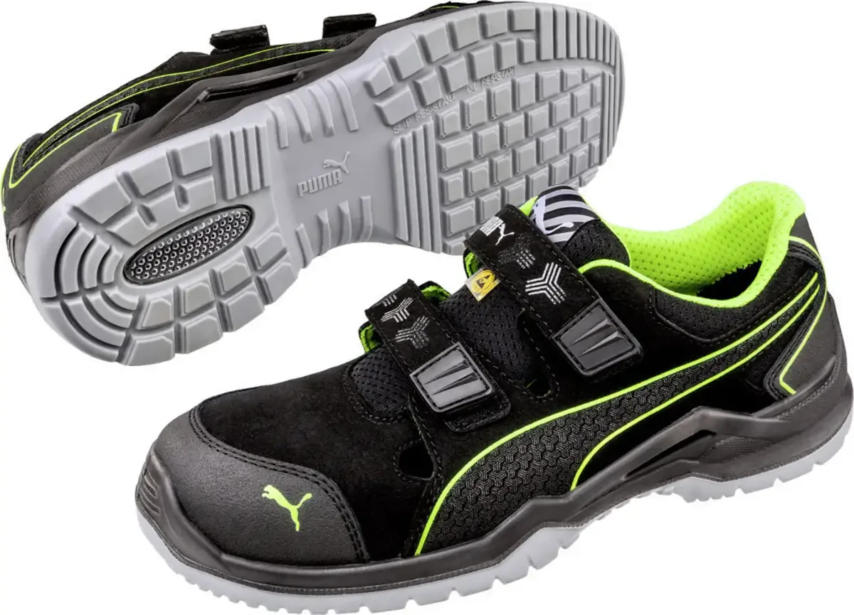 Neodyme Green Low 644300-48 Veiligheidsschoenen ESD S1P Schoenmaat (EU): 48 Zwart, Groen 1 stuk(s) de Puma Safety, Noir, Vert – image du produit