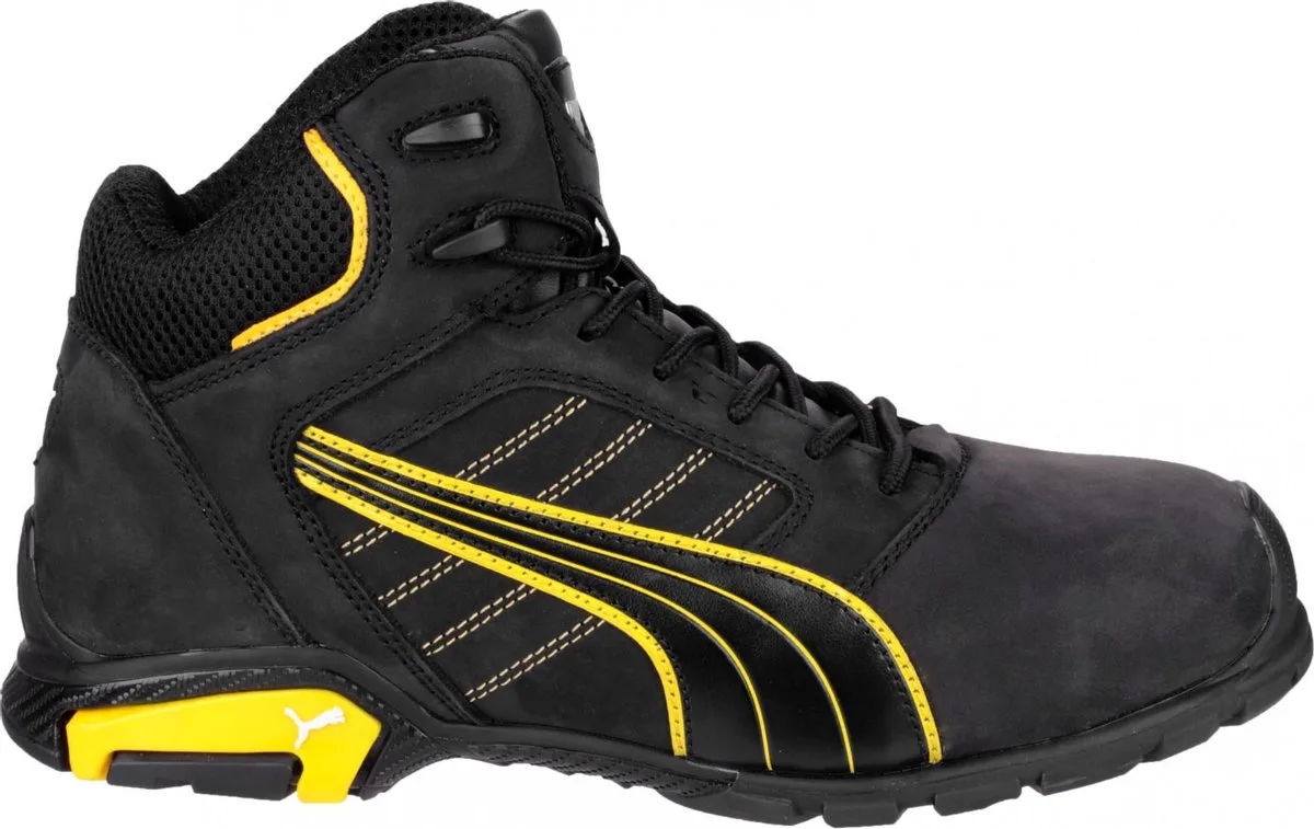 Puma Werkschoenen Amsterdam Hoog S3 von Puma Safety, Schwarz – Produktbild