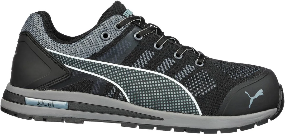 Puma Werkschoenen Elevate Knit Laag S1P van Puma Safety, Zwart – productafbeelding