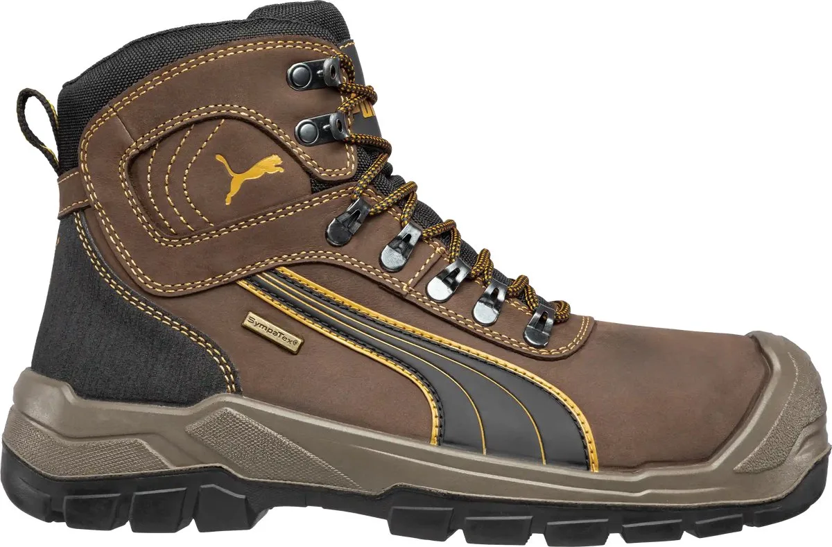 Puma Werkschoenen Sierra Hoog S3 von Puma Safety, Braun – Produktbild