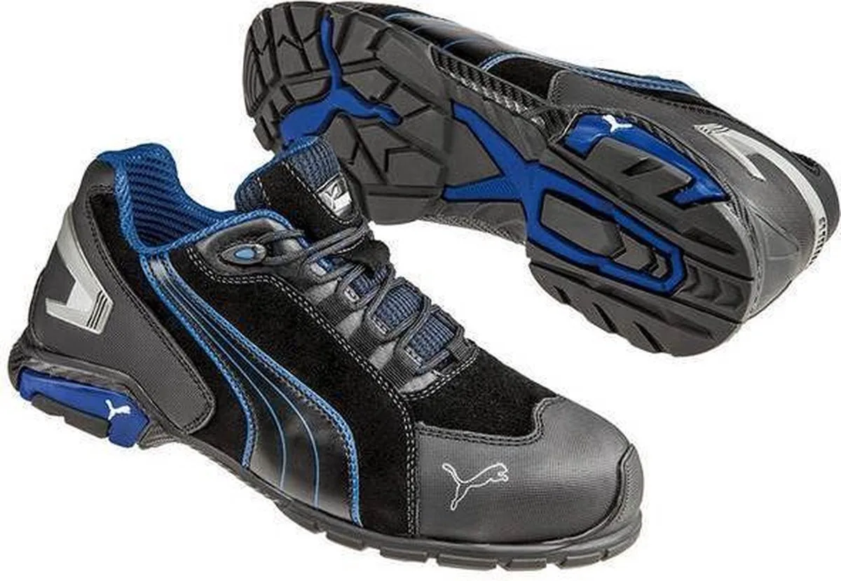Rio laag-S3 werkschoenen- zwart van Puma Safety, Zwart, 39 – productafbeelding