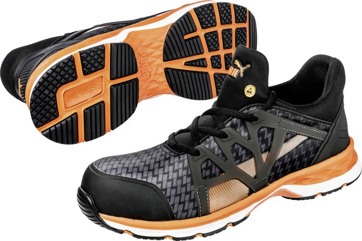 RUSH 2.0 MID 633870-47 Veiligheidsschoenen ESD S1P Schoenmaat (EU): 47 Zwart, Oranje 1 stuk(s) von Puma Safety, Schwarz, Orange – Produktbild