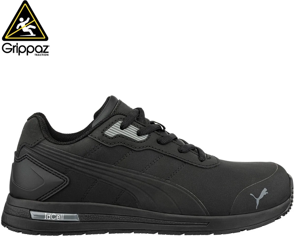 SR Bounce BLK Low S3S ESD | Uniseks veiligheidsschoenen | Antislip van Puma Safety, Zwart, 36 – productafbeelding