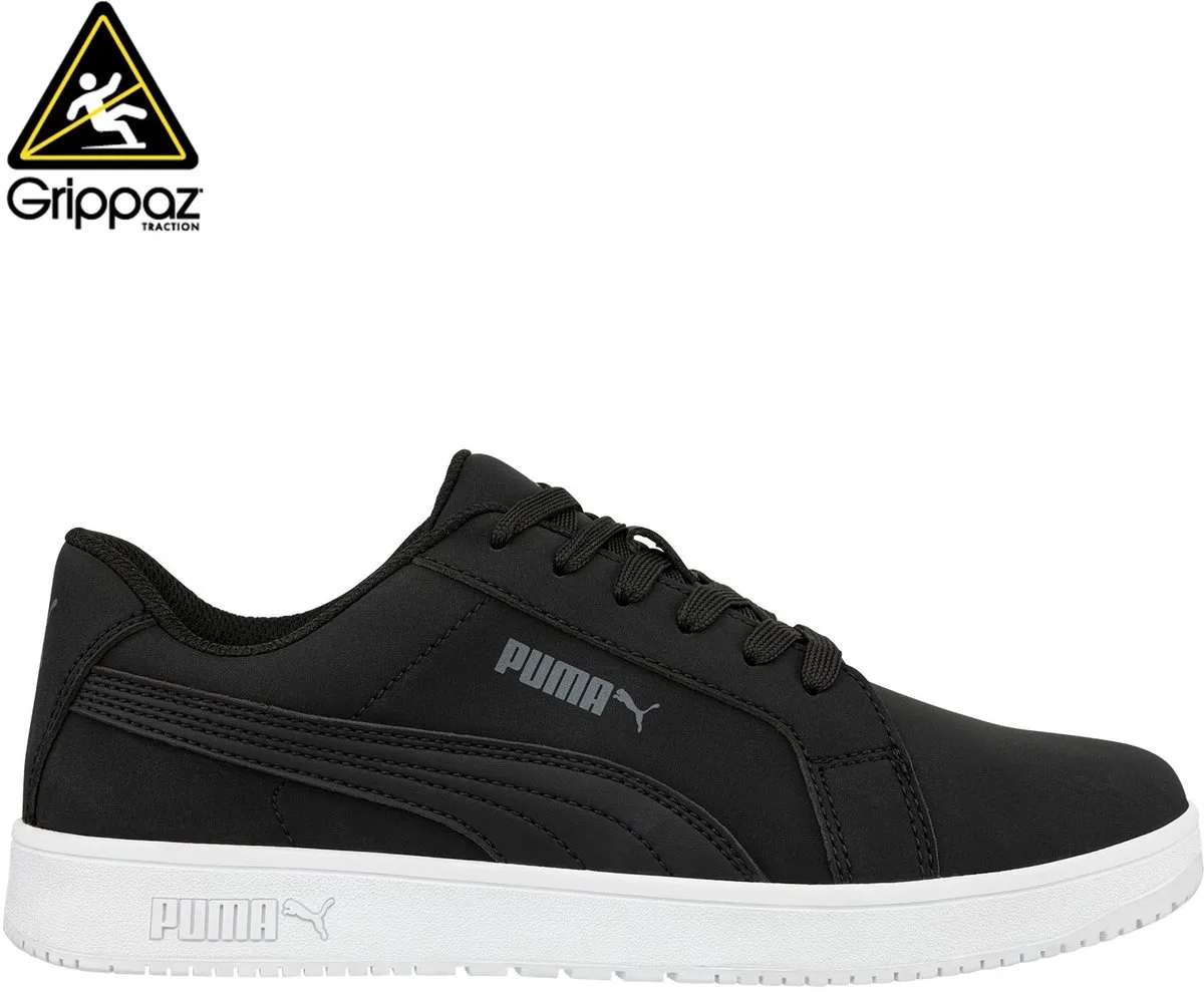 SR Stellar O2 | Onbeveiligde werkschoenen | Extra antislip | Uniseks van Puma Safety, Zwart, Wit, 35 – productafbeelding